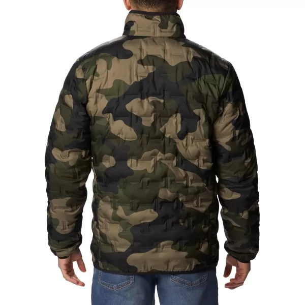 Columbia Mens Delta Ridge Down JacketStone Green Mod Camo Print