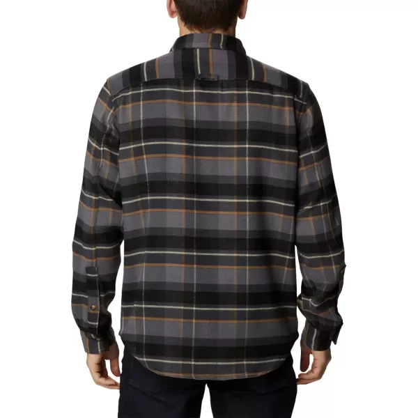 Columbia Mens Deschutes River Heavyweight Flannel Insulated Classic FitCity Grey Large Multi Check