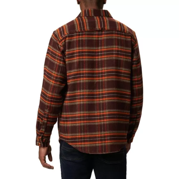 Columbia Mens Deschutes River Heavyweight Flannel Insulated Classic FitRed Lodge Plaid