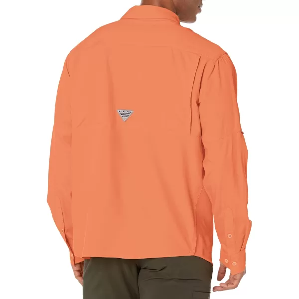 Columbia Mens Drift Guide Woven LsIsland Orange