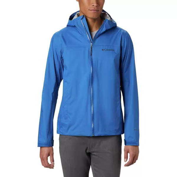 Columbia Mens EvaPOURation JacketBright Indigo