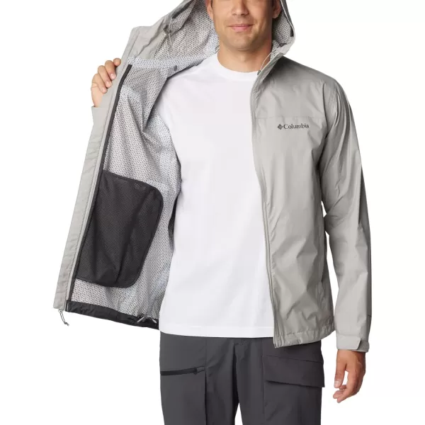 Columbia Mens EvaPOURation JacketFlint Grey