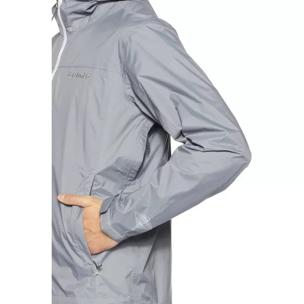 Columbia Mens EvaPOURation JacketGrey Ash