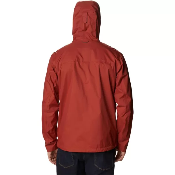 Columbia Mens EvaPOURation JacketWarp Red