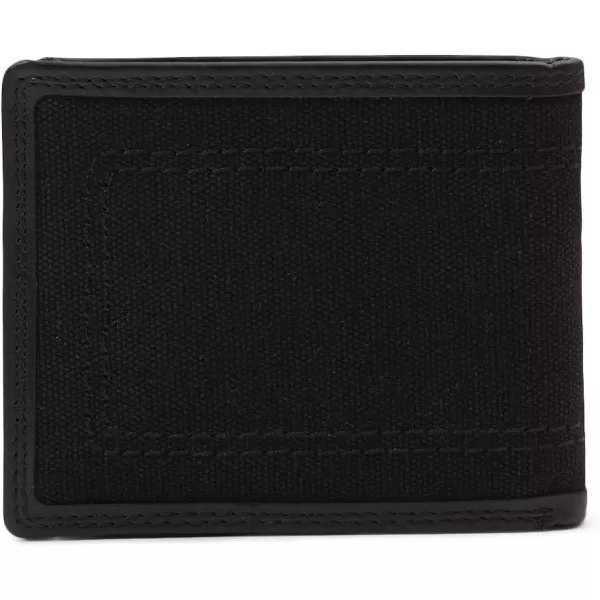 Columbia Mens Extra Capacity Slimfold WalletBlack Fabric