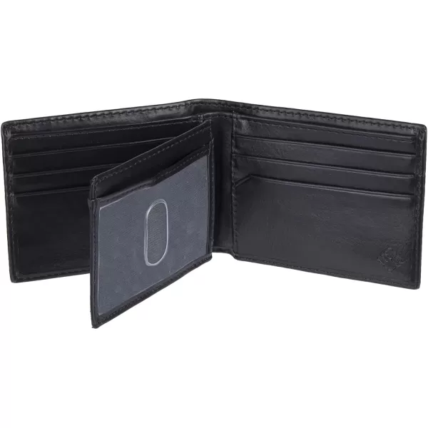 Columbia Mens Extra Capacity Slimfold WalletBlack Plaque