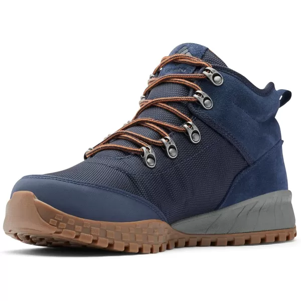 Columbia Mens Fairbanks Mid Hiking ShoeCollegiate NavyWood