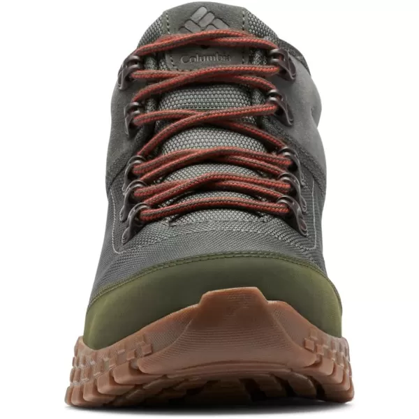 Columbia Mens Fairbanks Mid Hiking ShoeGravelDark Moss