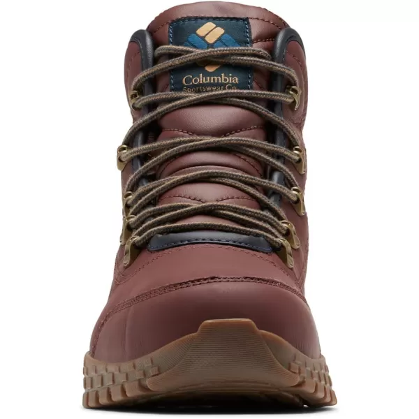 Columbia Mens Fairbanks Rover Ii Snow ShoeMadder BrownPetrol Blue