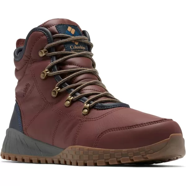 Columbia Mens Fairbanks Rover Ii Snow ShoeMadder BrownPetrol Blue