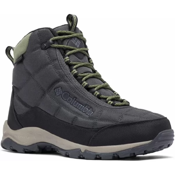 Columbia Mens Firecamp Boot Hiking ShoeDark GreyHiker Green