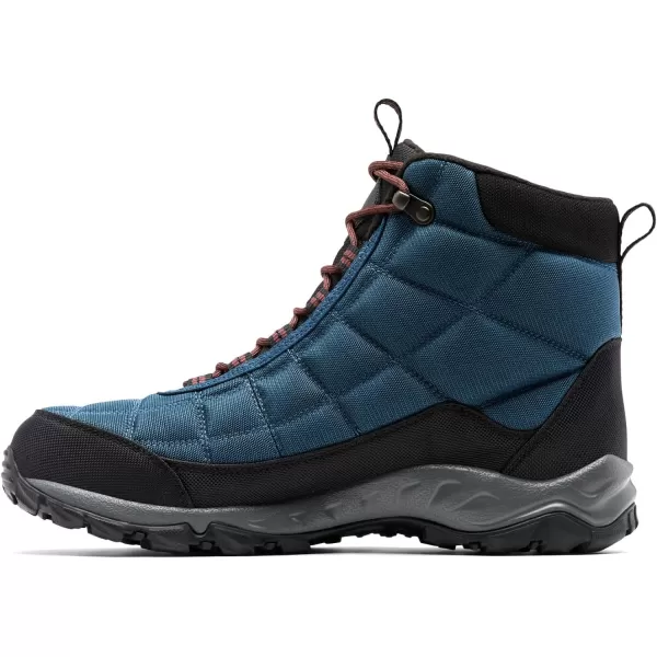 Columbia Mens Firecamp Boot Hiking ShoePetrol BlueBlack