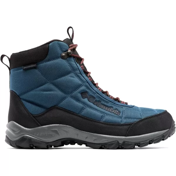 Columbia Mens Firecamp Boot Hiking ShoePetrol BlueBlack