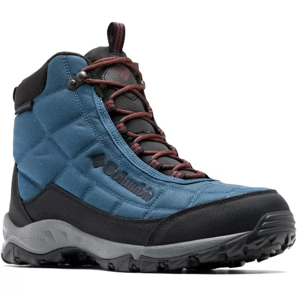 Columbia Mens Firecamp Boot Hiking ShoePetrol BlueBlack