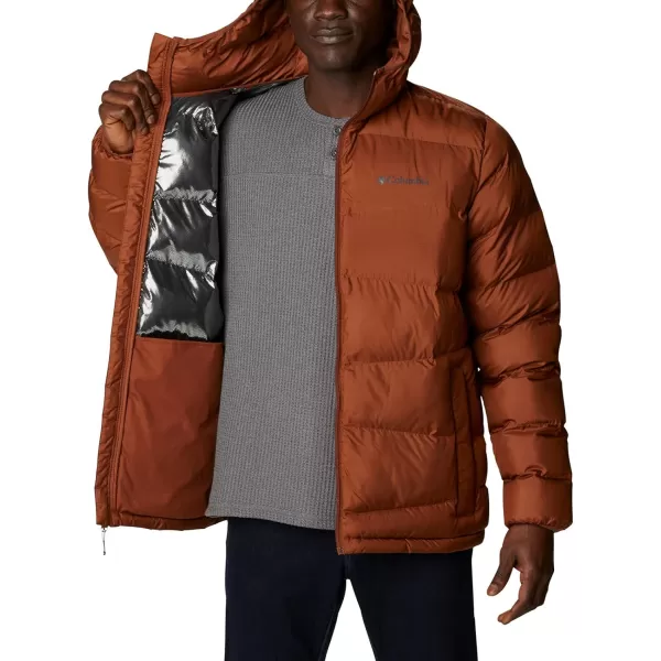 Columbia Mens Fivemile Butte Hooded JacketDark Amber