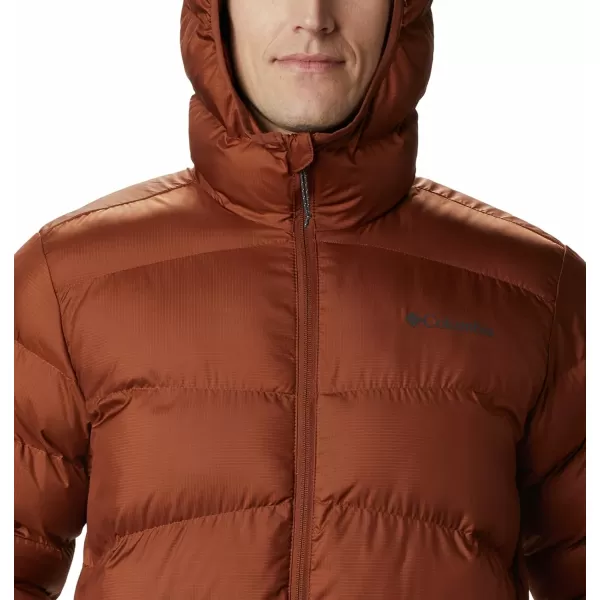 Columbia Mens Fivemile Butte Hooded JacketDark Amber