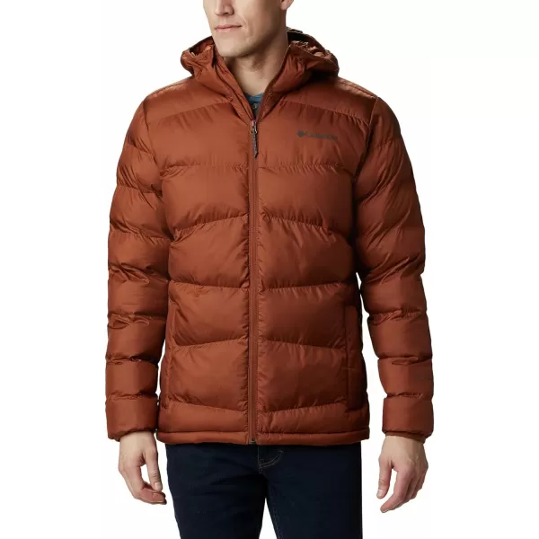 Columbia Mens Fivemile Butte Hooded JacketDark Amber