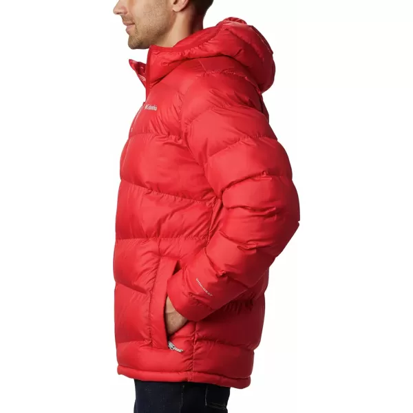 Columbia Mens Fivemile Butte Hooded JacketMountain Red