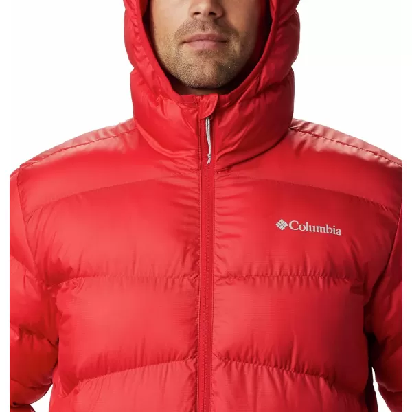 Columbia Mens Fivemile Butte Hooded JacketMountain Red