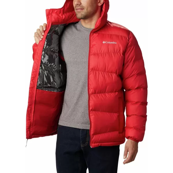 Columbia Mens Fivemile Butte Hooded JacketMountain Red