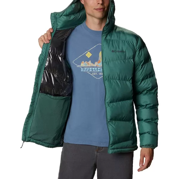 Columbia Mens Fivemile Butte Hooded JacketThyme Green