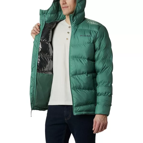 Columbia Mens Fivemile Butte Hooded JacketThyme Green