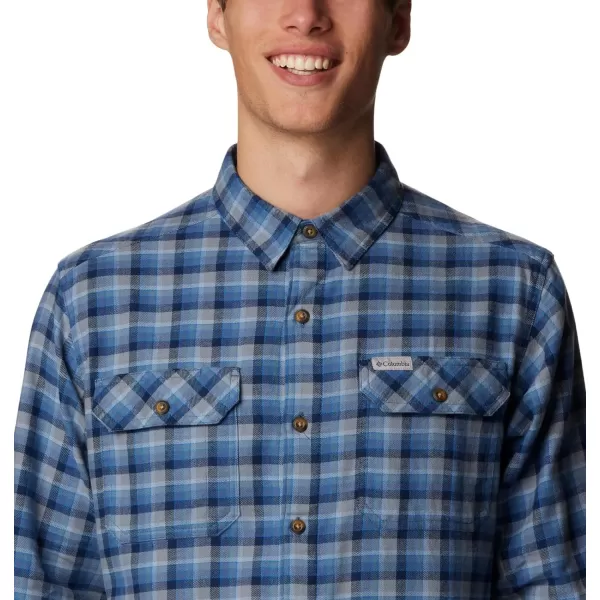 Columbia Mens Flare Gun Stretch FlannelDark Mountain Gradient Check