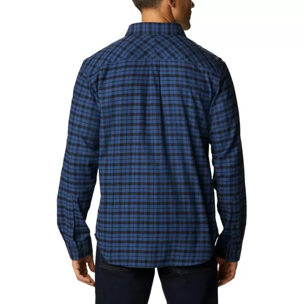 Columbia Mens Flare Gun Stretch FlannelNight Tide Small Check