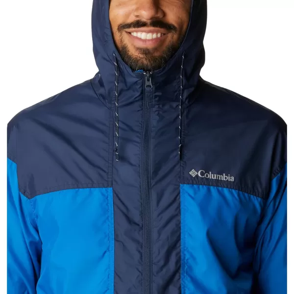 Columbia Mens Flash Challenger AnorakBright IndigoCollegiate Navy