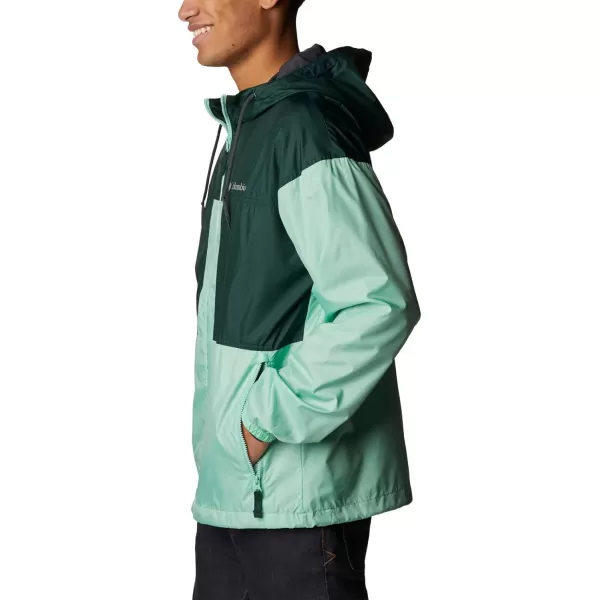 Columbia Mens Flash Challenger Lined WindbreakerKelpSpruce