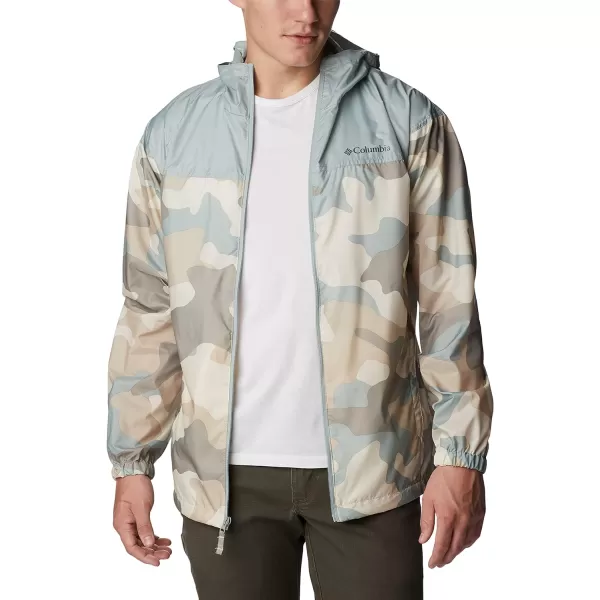 Columbia Mens Flash Challenger Novelty WindbreakerNiagara Mod Camo PrintNiagara