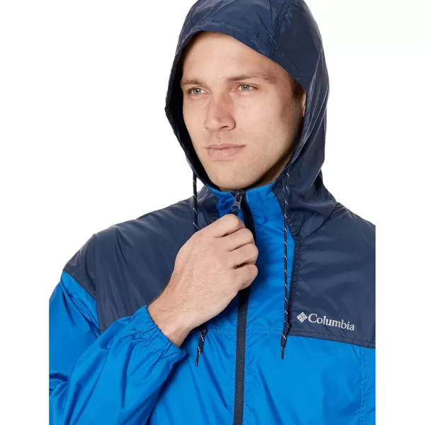 Columbia Mens Flash Challenger WindbreakerBright IndigoCollegiate Navy