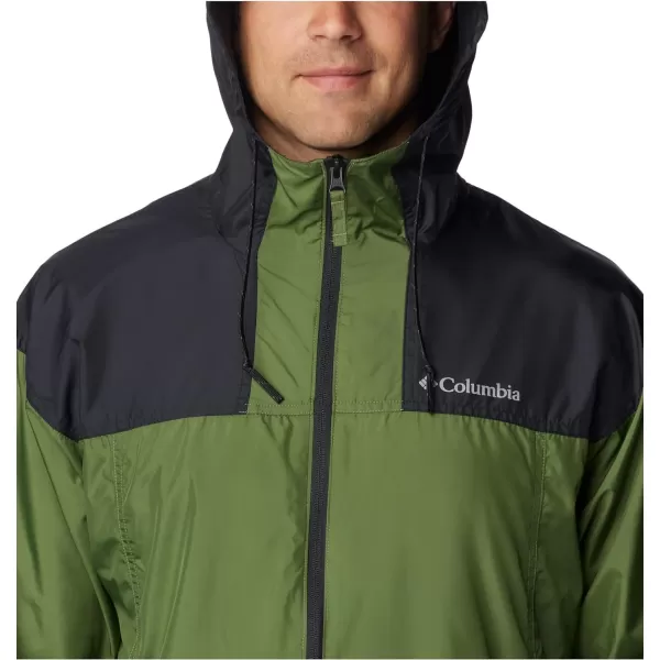 Columbia Mens Flash Challenger WindbreakerCanteenBlack