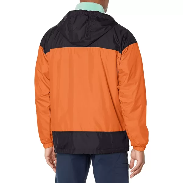 Columbia Mens Flash Challenger WindbreakerWarm CopperBlack