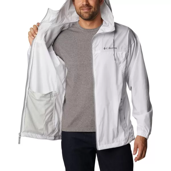 Columbia Mens Flash Challenger WindbreakerWhiteNimbus Grey