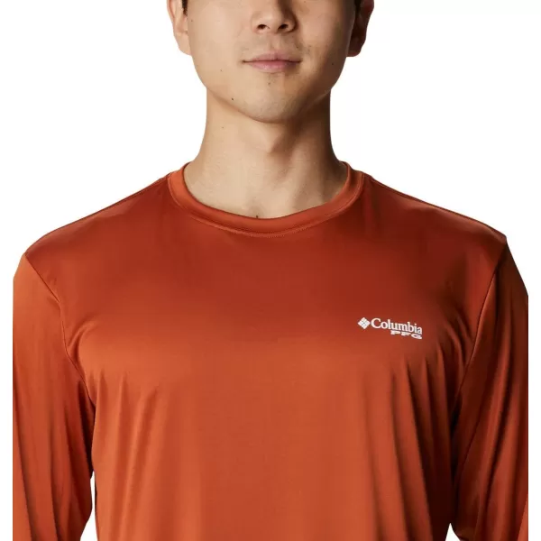 Columbia Mens Fork Stream Long Sleeve ShirtCedarTexas