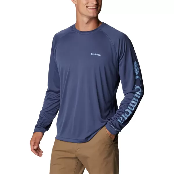 Columbia Mens Fork Stream Long Sleeve ShirtDark Mountain