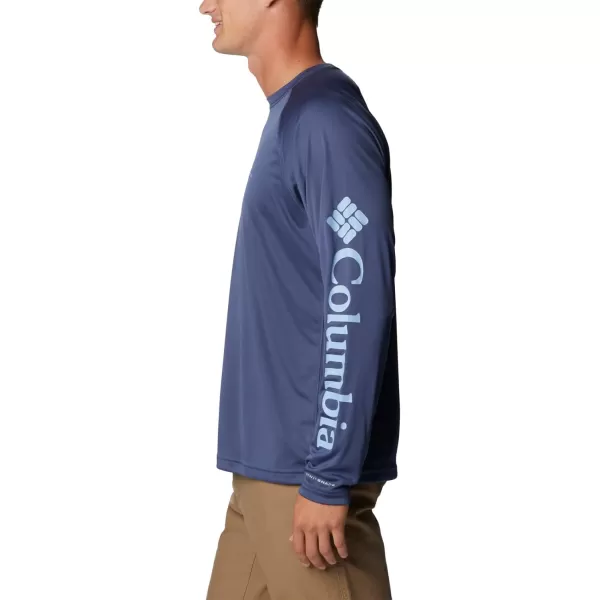 Columbia Mens Fork Stream Long Sleeve ShirtDark Mountain