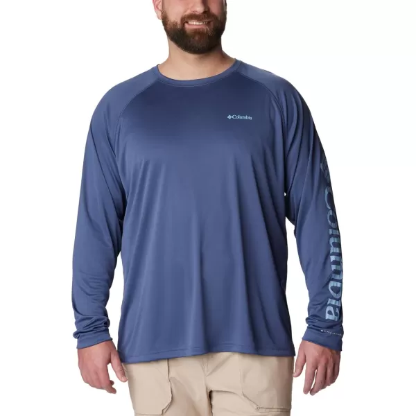 Columbia Mens Fork Stream Long Sleeve ShirtDark Mountain