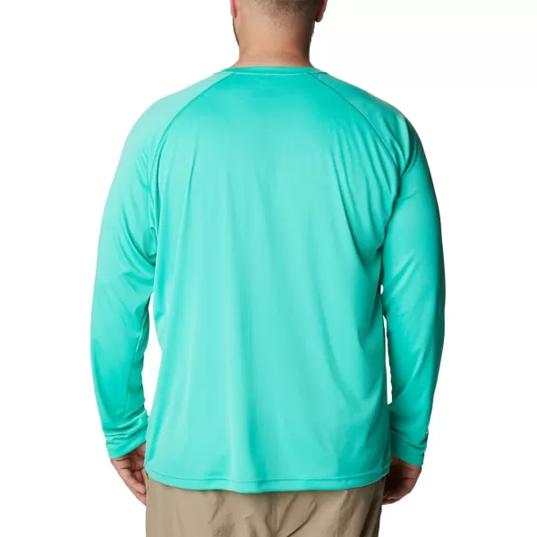 Columbia Mens Fork Stream Long Sleeve ShirtElectric Turquoise