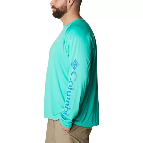 Columbia Mens Fork Stream Long Sleeve ShirtElectric Turquoise