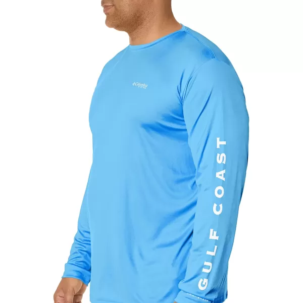 Columbia Mens Fork Stream Long Sleeve ShirtHarbor BlueCalifornia