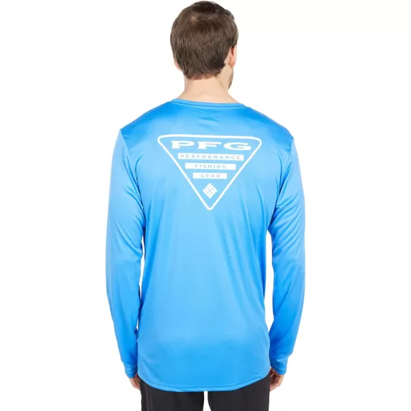 Columbia Mens Fork Stream Long Sleeve ShirtHarbor BlueCalifornia