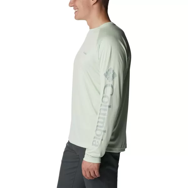 Columbia Mens Fork Stream Long Sleeve ShirtIce Green