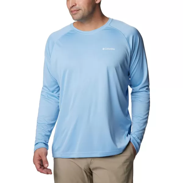 Columbia Mens Fork Stream Long Sleeve ShirtJet Stream