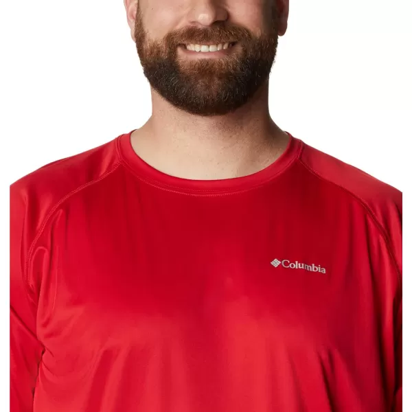 Columbia Mens Fork Stream Long Sleeve ShirtMountain Red