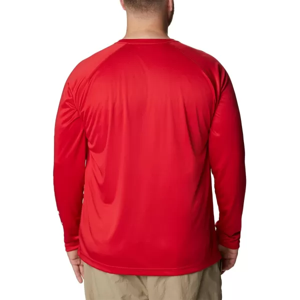 Columbia Mens Fork Stream Long Sleeve ShirtMountain Red