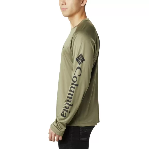 Columbia Mens Fork Stream Long Sleeve ShirtSageBlack