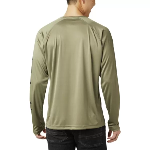 Columbia Mens Fork Stream Long Sleeve ShirtSageBlack