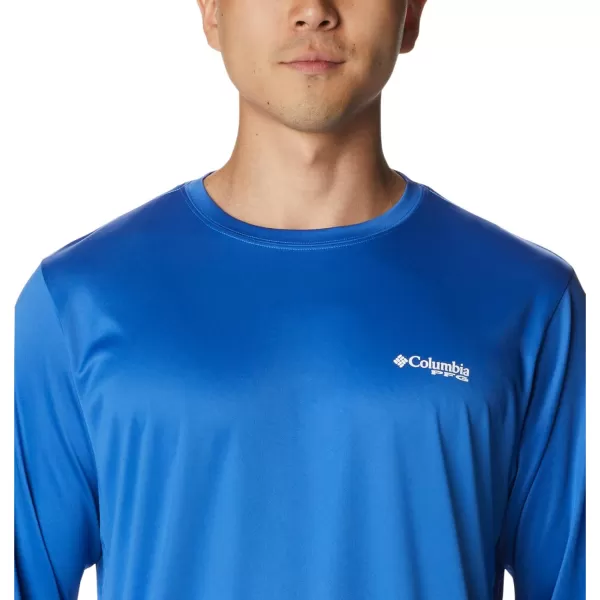 Columbia Mens Fork Stream Long Sleeve ShirtVivid BlueTexas